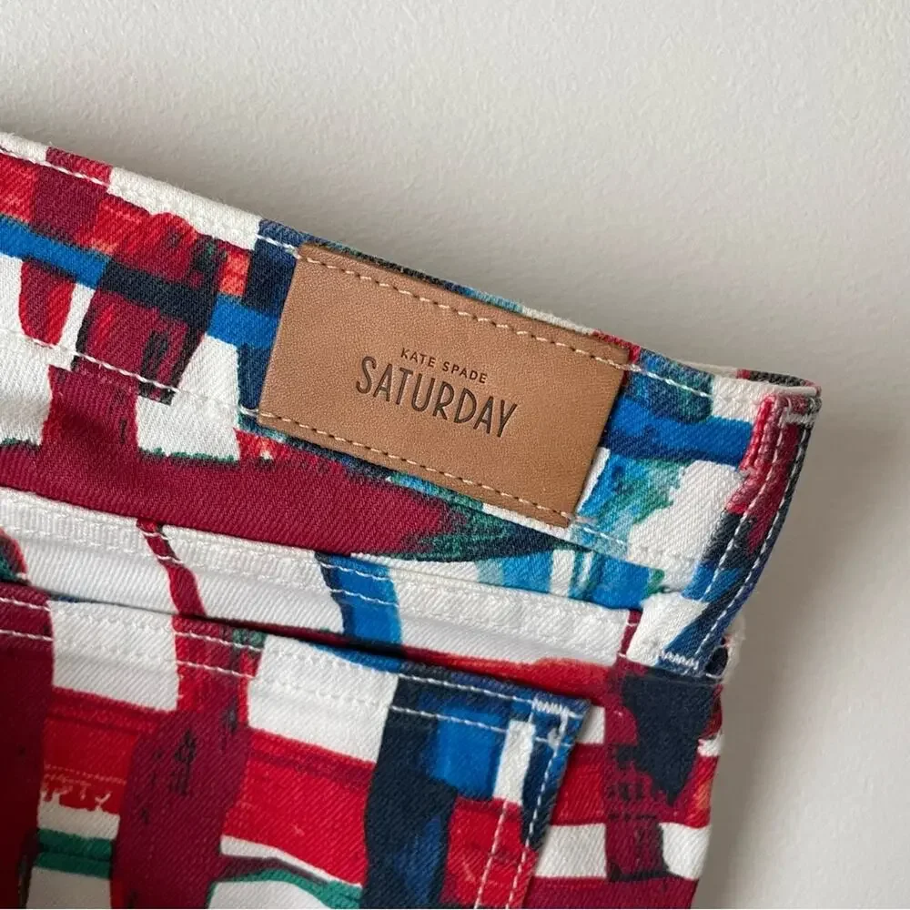 Kate Spade Saturday Printed Jeans Size 27 - Picture 5 of 7